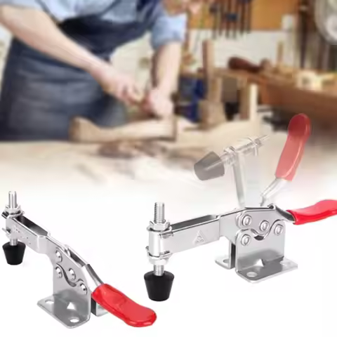 New Horizontal Toggle Clamp GH201-B Quick Release Welding Fixture Clamp Hand Tools U Shape Metal Hor