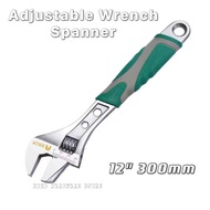 8" / 10" / 12" ADJUSTABLE WRENCH SPANNER with RUBBER HANDLE Multifunctional spanner