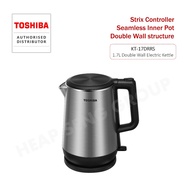 Toshiba 1.7L Double Wall Electric Kettle KT-17DRRS