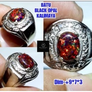 Opal kalimaya jarong stone ring