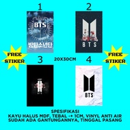 BTS LOGO WALL DECORATION