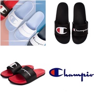 🔥Yonghe Genuine Signed Ready Stock🔥Champion Champion Sports Slippers Cursive logo Men Women Size Q S