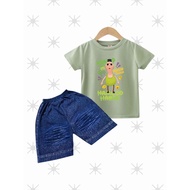 Unisex children's clothing for ages 1-9 years, full print pants,/hamood habibi
