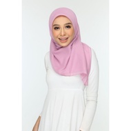 Tudung Bawal Cotton Square 45 - Pink Ashley