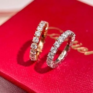 Cartier outlet 鑽石戒指 男女同款 情侶對戒