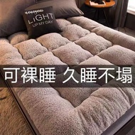 HY/🍉Thick Warm Berber Fleece Mattress Foldable1.5Double1.8M Mattress Soft Mattress Single Dormitory Mattress KVLT