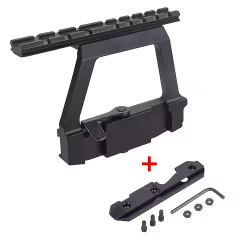 Tactical MI Quick Detach AK Side Scope Mount For AK47 AK74 Hunting AK Side Rail Red Dot Scope Mount