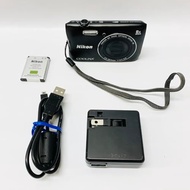 Nikon Digital Camera COOLPIX S3700 Black 8x Optical Zoom 20.05 Megapixels S3700BK