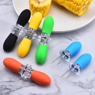 Stainless Steel Corn Needle BBQ Barbecue Corn Insert Barbecue Stick Barbecue Fork Fruit Fork Kitchen
