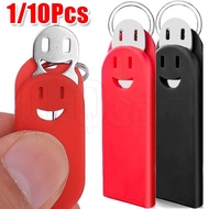 Stainless Steel Card Pin with Anti-Lost Storage Case / Mini Creative Smile Sim Card Ejection Pin Nee