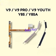 TOMBOL Flexible On Off Volume + Outer Button Vivo V9 / V9 Pro / V9 Youth / Y85 / Y85A Fullset Inside