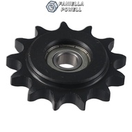 FANIELLAPOWELL Chain Idler Sprocket, 10mm Bore 1/2" Pitch C45 Carbon Steel Convex Idler Gear, 13 Too
