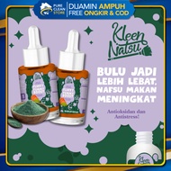 SALMON OIL SPIRULINA CAT KLEENNATSU FREE VCO Fish OIL 30ML Pure Omega Drops Premium Nutrition Vitami