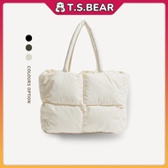 Trendy Puffer Women Bag Puffy Shoulder Bag Casual Soft Handbag Stylish Quilted Tote Bag Beg Bahu Wan