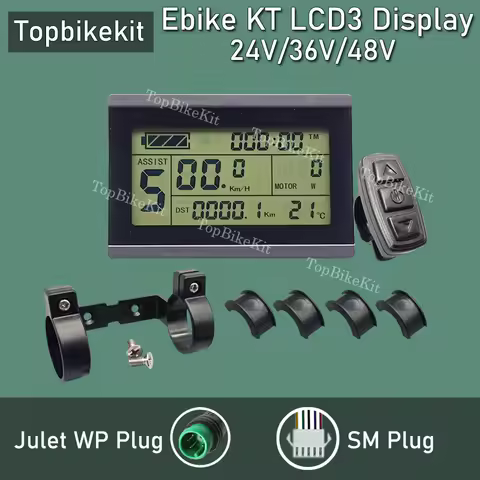 Ebike KT LCD3 Display /KT LCD4/LCD5/LCD8H/LCD8S/LCD9/10H/11 LED890 LED900S for KT Controller Kit/Ebi