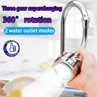 SG [Ready Stock] Sink Faucet 3 MODE WATER SAVING Kitchen Sink Water Saving Sink Tap Faucet Nozzle 360°Swivel