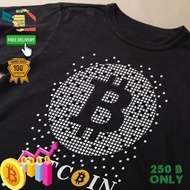 Bitcoin Crypto T-Shirt Premium Cotton Fabric Baju T Shirt Lelaki Baju Lelaki