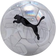 PUMA INDIVIDUALRISE Graphic Unisex Soccer Ball, HS, Silver/Black (Puma Silver-Puma Black), Size 5 (0