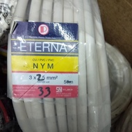 BEST KABEL ETERNA 3X2.5 3X2,5 POTONGAN NYM 30, 31, 32 ,33 ,35, 35 ,36