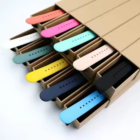 Fashion Soft Silicone Watch Strap For Apple Watch Series 11 10 9 8 7 6 5 SE Ultra Fits 49-38mm Comfo