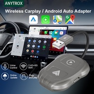 อะแดปเตอร์ไร้สาย Apple CarPlay และ Android Auto 2-in-1 ไร้สายจะแปลง Apple CarPlay และ Android Auto แ