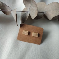 Handmade Kueh Lapis CNY Clay studs, miniature food earrings