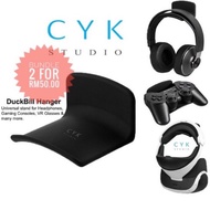 CYK Studio | Universal Headphone Stand Wall Mount Holder Hanger for Gaming Console VR Device Earphon