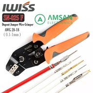 IWISS SN-025 F Terminal Dupont Jumper Molex CP Mini PV KK 396 Micro Timer Connector Crimper Tang Cri