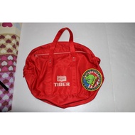 vintage hand carry bag, small duffel bag