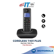 Motorola Cordless T401 Plus Single Home Phone/ Office Phone/ Dect Phone
