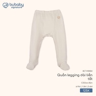 BU BABY - Long leggings with socks for babies from birth to 12 months F.T10A 50A- NV.T10C - 50B - BF