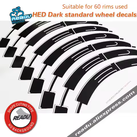 2017 Road Bike two Wheels Rim set for HED sticker 60mm rims Bicycle cycling Race Decals free shippii