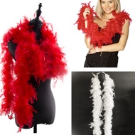 <[CDATA[Feather Boa Strip - 1.8M Fluffy Craft Costume for Halloween & Weddings]]>