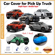 4x4 Car Pick Up Truck Car Cover Hilux Navara Ford Ranger Triton D-Max Selimut Kereta Car Cover PEVA PVC Canvas Kereta