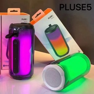 Small Pulse5Portable Wireless Bluetooth Speaker LED Colorful Atmosphere Light Home Plug-in Card Puls
