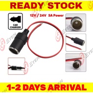 Car Auto Lighter Cigarette Lighter DVR Socket Plug Car Lighter Socket Auto Connector Fuse Holder Soc