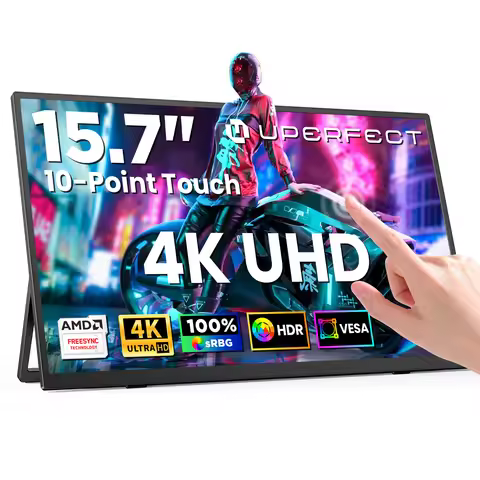 UPERFECT UColor J1 15.7 Inch 4K 10-Point Touchscreen Portable Monitor UHD 3840×2160 HDR Freesync 350