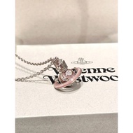 Vivienne Westwood Official Store - New Solid Silver Jewelry - Comes with Gift Box Pink Alpine Earth 