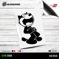 Cutting Sticker Felix the Cat Laughing | Felix the Cat Laughing Cutting Sticker | Felix the Cat