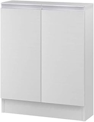 IWATSUKI MIO-7558SWW Storage Shelf with Door to Order Made in 1cm Units Within Width 17.7-47.2 inche