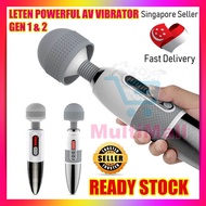 Leten Lightning AV Vibrator Huge Head Powerful Vibration Massager USB Rechargeable Waterproof| Sex Toy| Vibrator