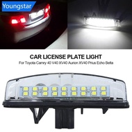 【FY】  1Pc LED Car License Plate light Bulb 18LEDs CanBus For Toyota Camry 40 V40 XV40 Aurion XV40 Pr