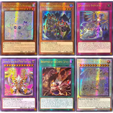 YU-GI-OH! Holographic Game TCG Cards Collectiontoy-QCScR Dominus Impulse Deception of the Sinful Spo