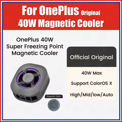 PCV12 OnePlus 40W Super Freezing Point Magnetic Cooler For OnePlus 15 15R 13s 13R 13T Ace 6T OnePlus