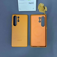 PU Leather Magnetic Wireless Charging Simple Casing for Samsung Galaxy S25 Ultra S25U S24Ultra Durab