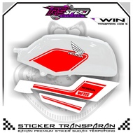 WIN Striping Variations of TRANSPARENT WIN Stickers CODE F.16 PREMIUM MATERIAL