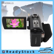 valuemalls Yunseity 5K Handheld Video Camcorder 3 Inch IPS DV Digital Camera 56MP Anti Shake 18X Zoo