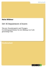 IAS 36 Impairment of Assets Heinz Widmer