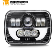 ANMINGPU ไฟหน้า Led 300W 5X7ไฟหน้าลำแสงปิดผนึก Led ไฟหน้าลำแสงสูงต่ำสำหรับ Jeep Wrangler Yj Cherokee