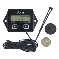 Electronic Hour Meter Lcd Display Digital Engine Tach Hour Meter